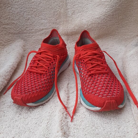 Puma Speed IGNITE NETFIT Women's Running Shoes Red Size 8 - Picture 1 of 8